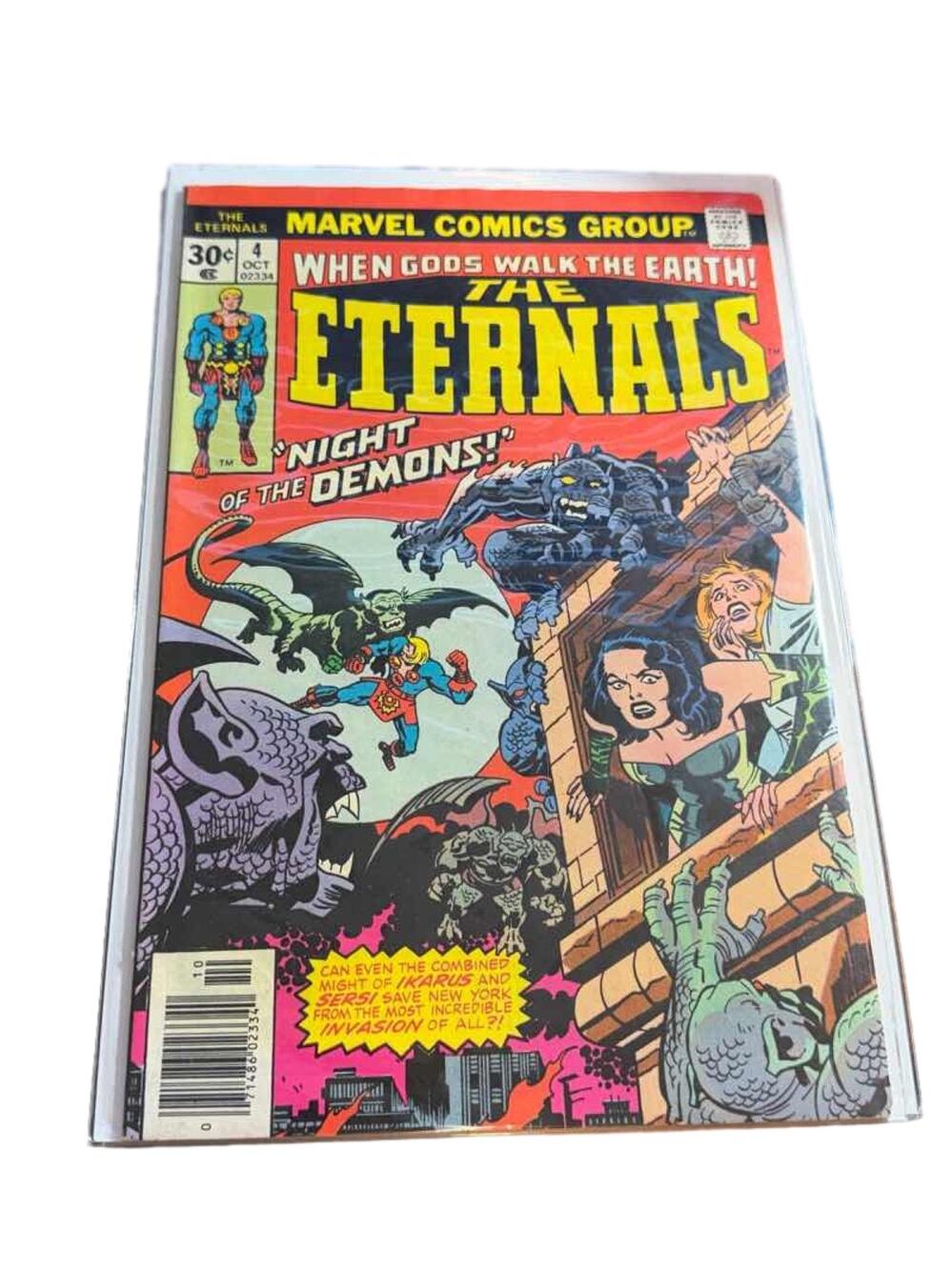 The Eternals #4 (1976) Marvel Comics Jack Kirby 1st Gammenon 2nd Sersi